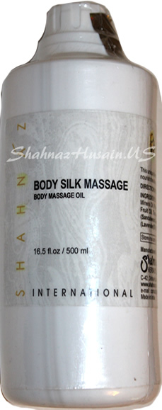 Shahnaz Husain Body Silk Massage Oil for Salon Spa 500ml Salon Size