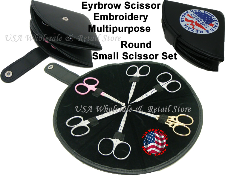 6pcs Small Multipurpose Scissor Kits For Eyebrow Embroidery and Other Use
