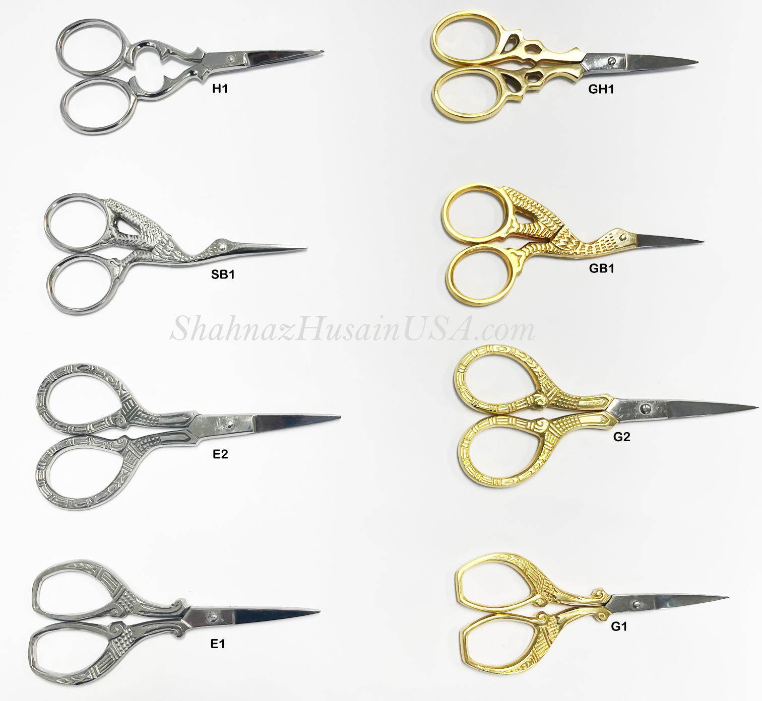 Eyebrow Shaping Mustache trimming embroidery small shears scissor