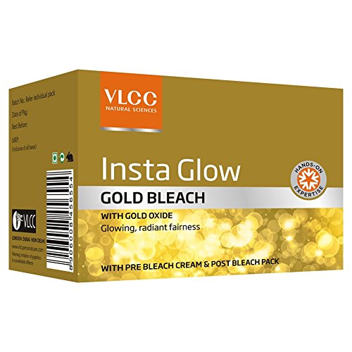 Salon Size VLCC Insta Glow Gold Facial Bleach - 400g
