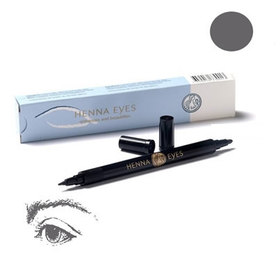 HennaEyes Henna EyeLiner Pen Agave Grey Color