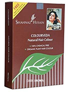 Shahnaz Husain Herbal Beauty Products: 100g Colorveda Organic Henna Hair  Dye DARK BROWN, HAIR COLOR / HENNA, CV_DB