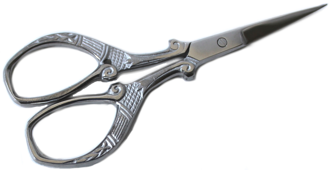 E1 Eyebrow Shaping Embroidery Mustache Trimming Scissor