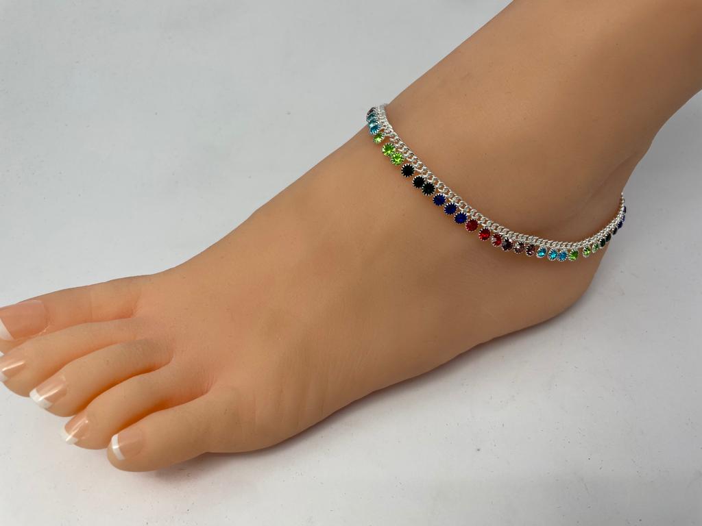 A3 Anklets Payal Pair for Legs Indian Jewelry