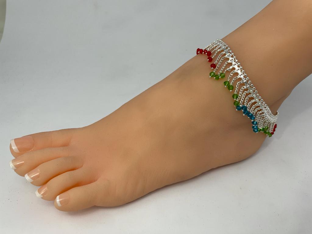 A5 Anklets Payal Pair for Legs Indian Jewelry