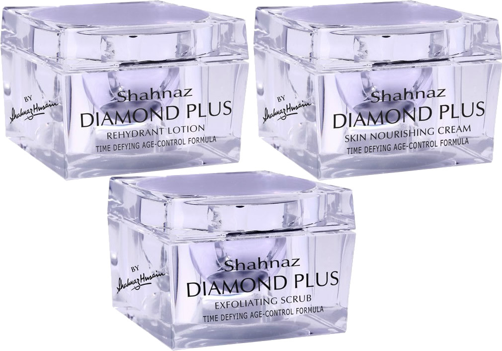Shahnaz Diamond Facial Kit Lotion Cream Scrub
