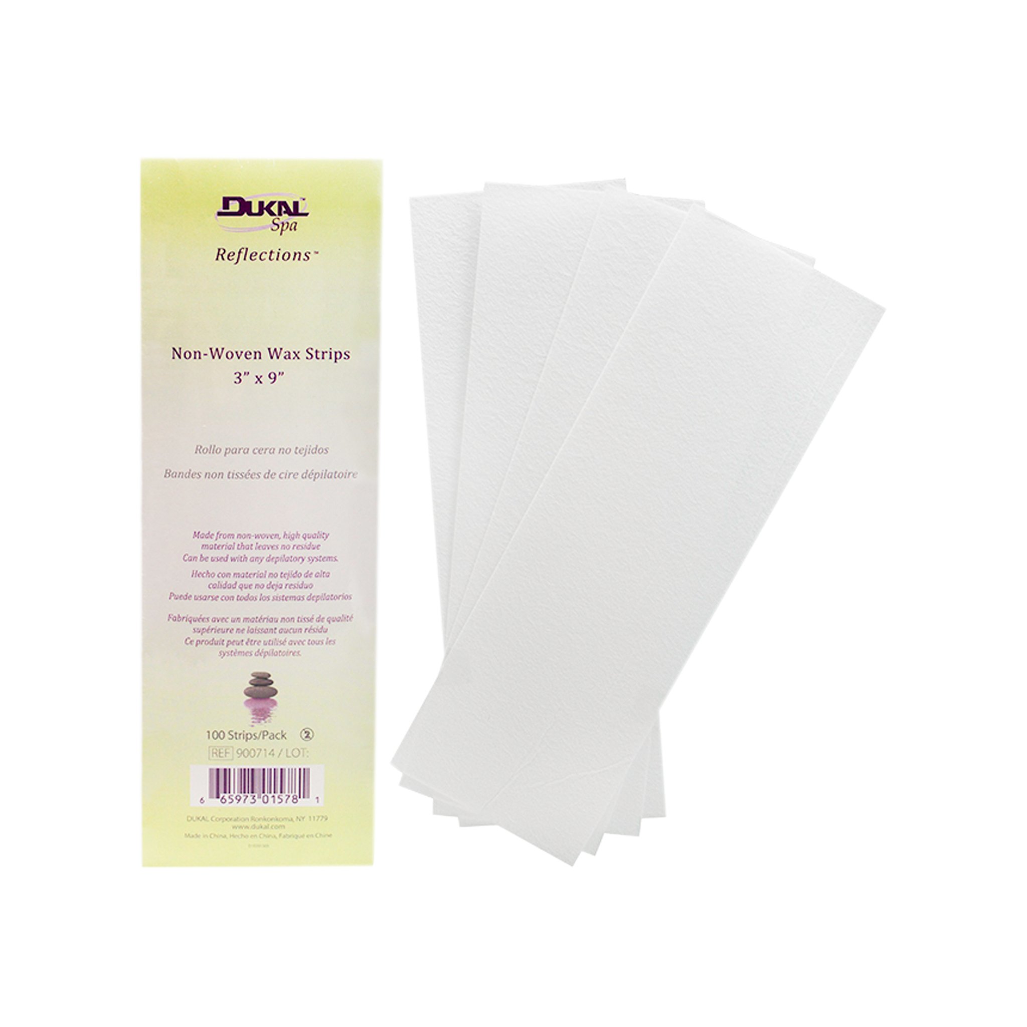 Large 100 Non woven Strips for Hair Waxing  9"X3"