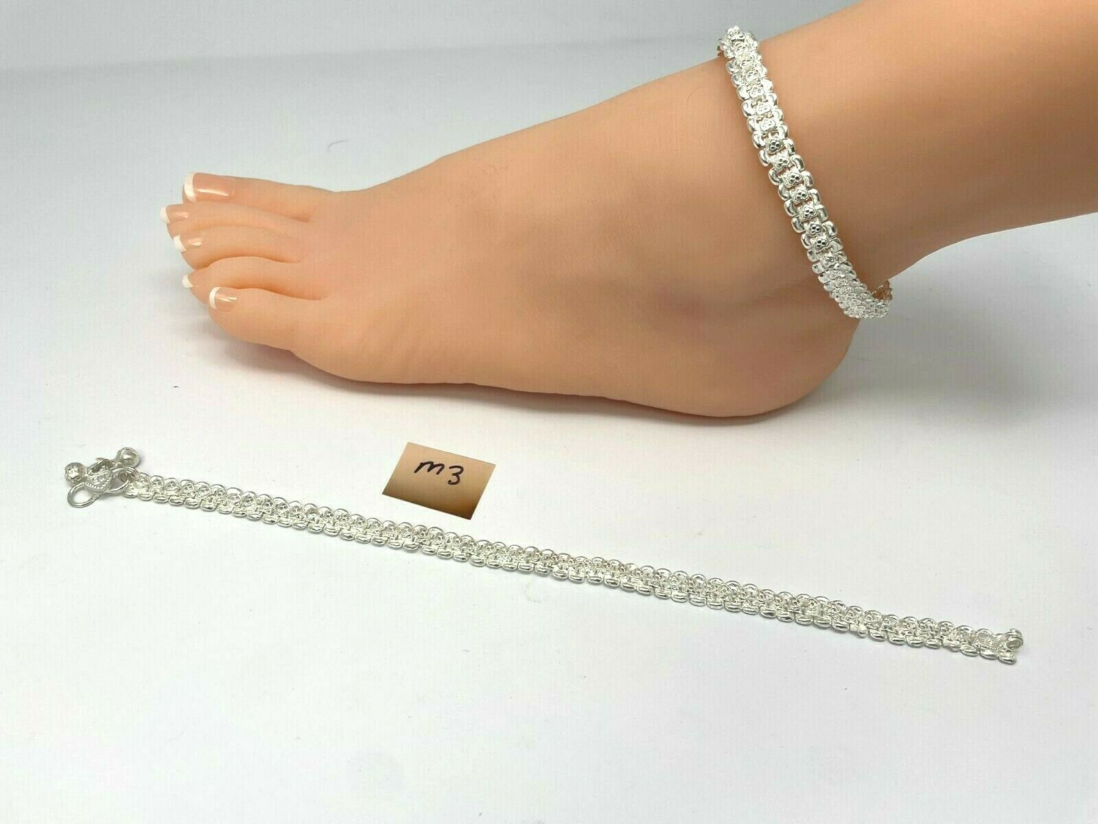 M3 Anklets Payal Pair for Legs Indian Jewelry