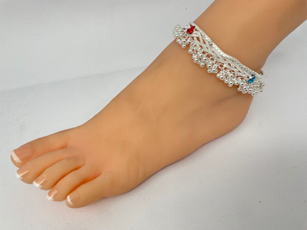 M-8 Anklets Payal Pair for Legs Indian Jewelry