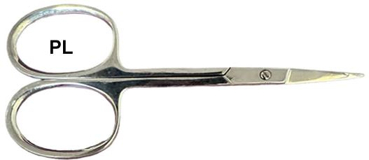 PL Pointed Tip Scissor Eyebrow shaping Nose Grooming