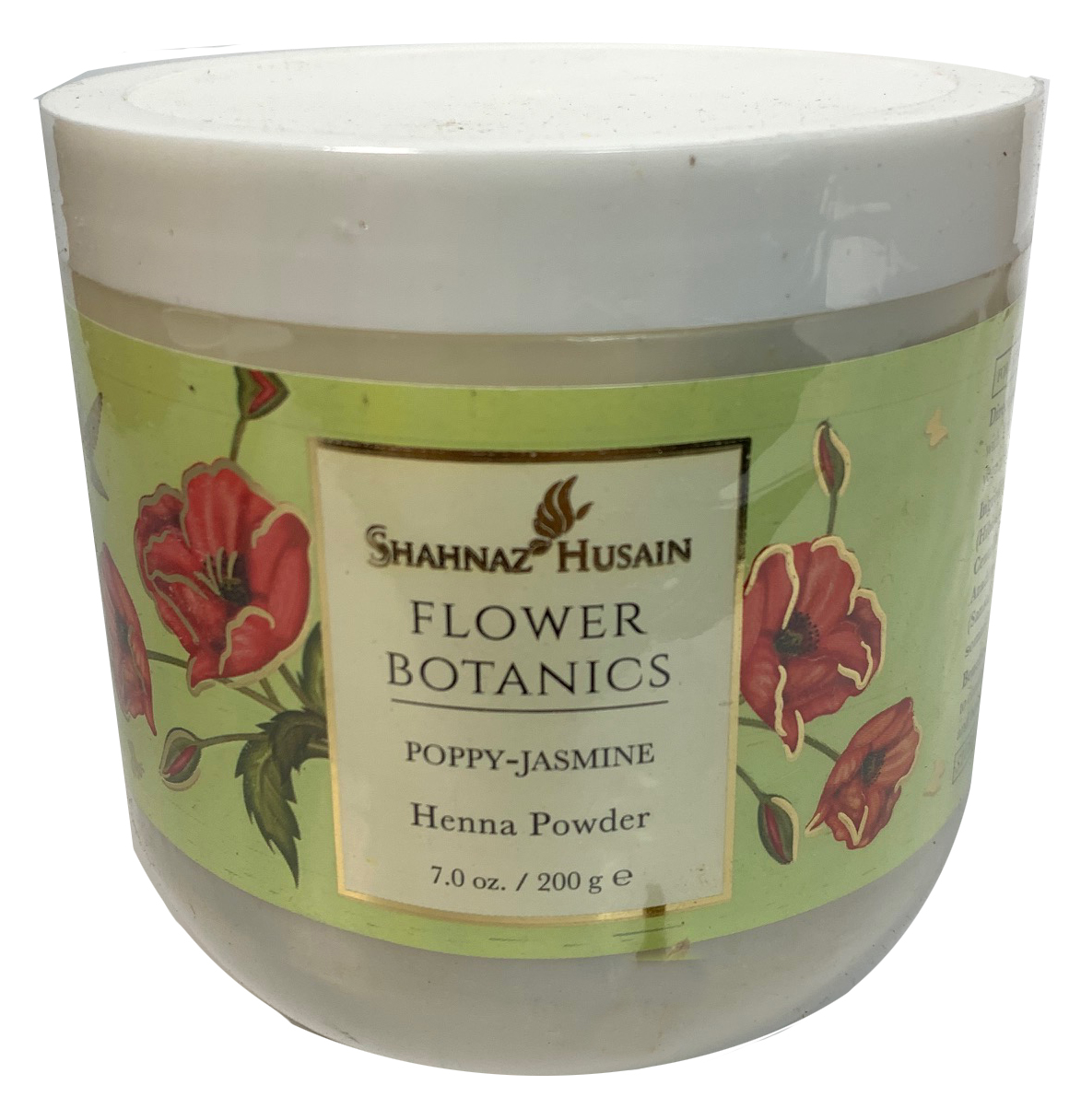 Flower Power Botanic Henna Powder Poppy Jasmine 200g