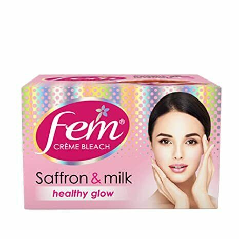 Salon Size 314g Fem Saffron and MIlk Fairness Facial Creme Bleach