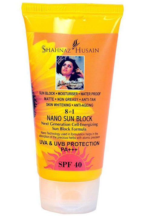 Shahnaz Husain 8 in 1 Nano Sun Block Cream SPF40