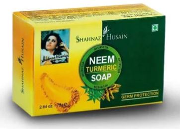 Shahnaz Husain Neem Turmeric Soap fight Acne Pimplles 75g