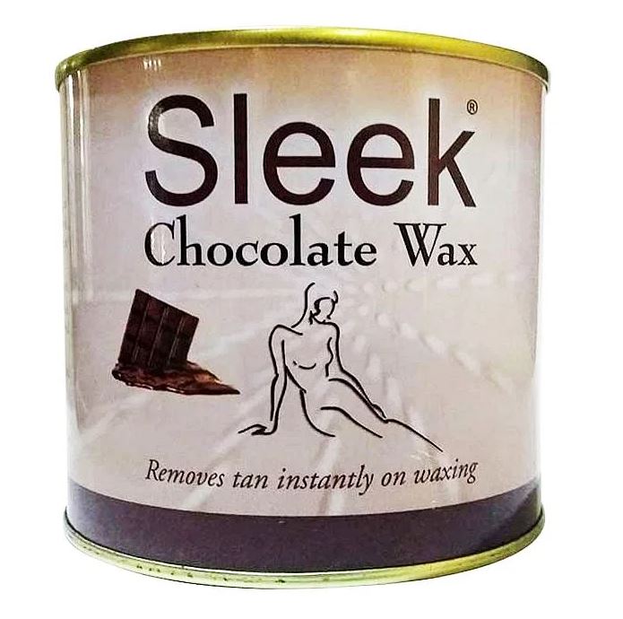 600g Sleek Chocolate Wax removes Tan Instantly on Waxing