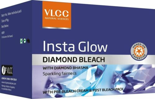 Salon Size VLCC Insta Glow Diamond  Facial Bleach 402g